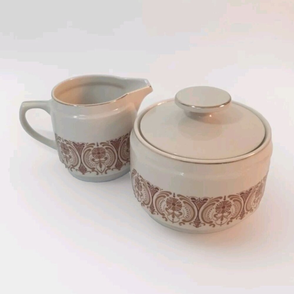 VINTAGE MCM KUN LUN CREAMER AND SUGAR BOWL SET